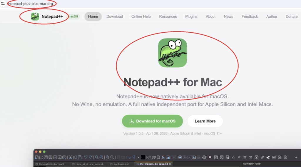 The app in question